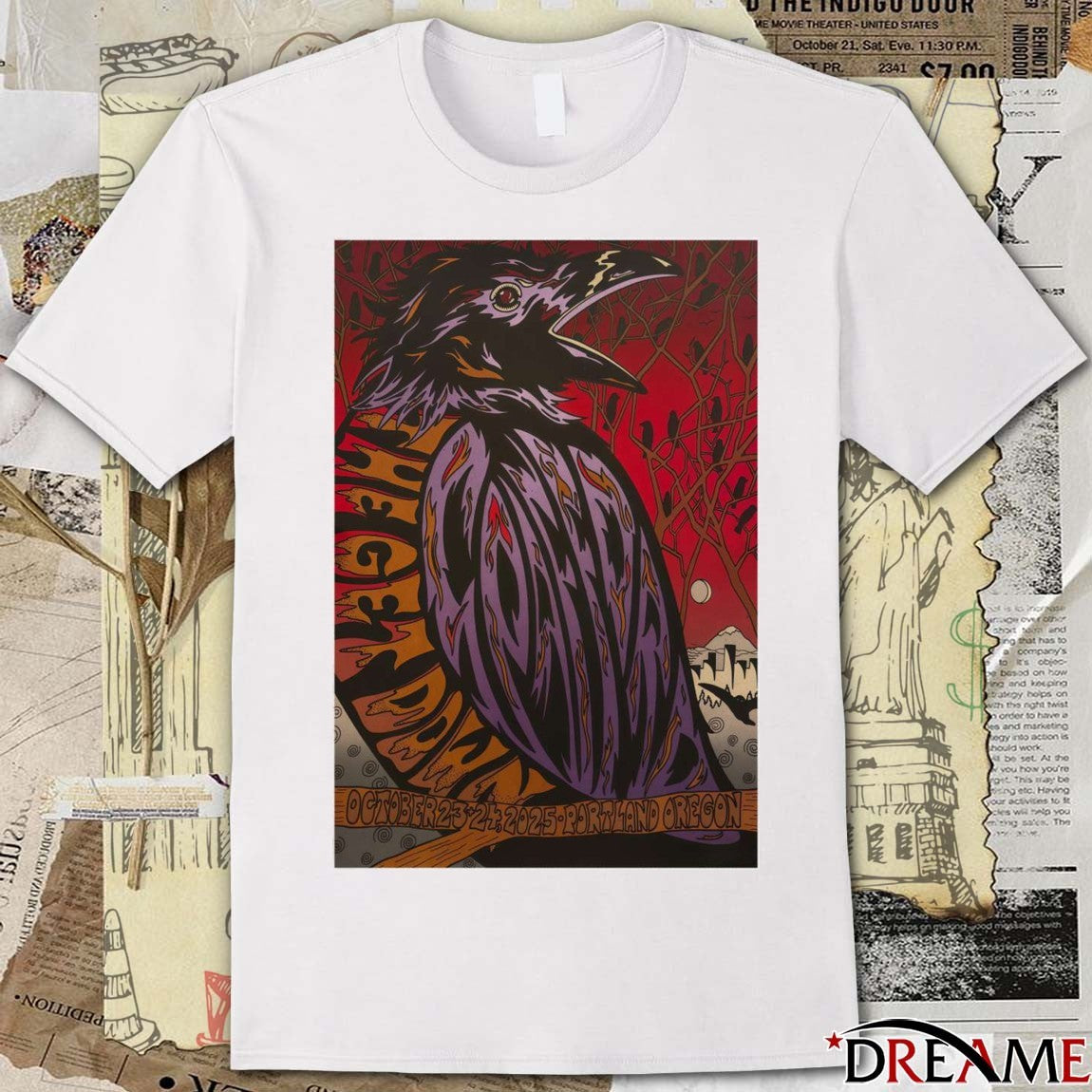 Poster Spafford October 23-24 2025 The Get Down Music Venue in Portland OR t-shirt