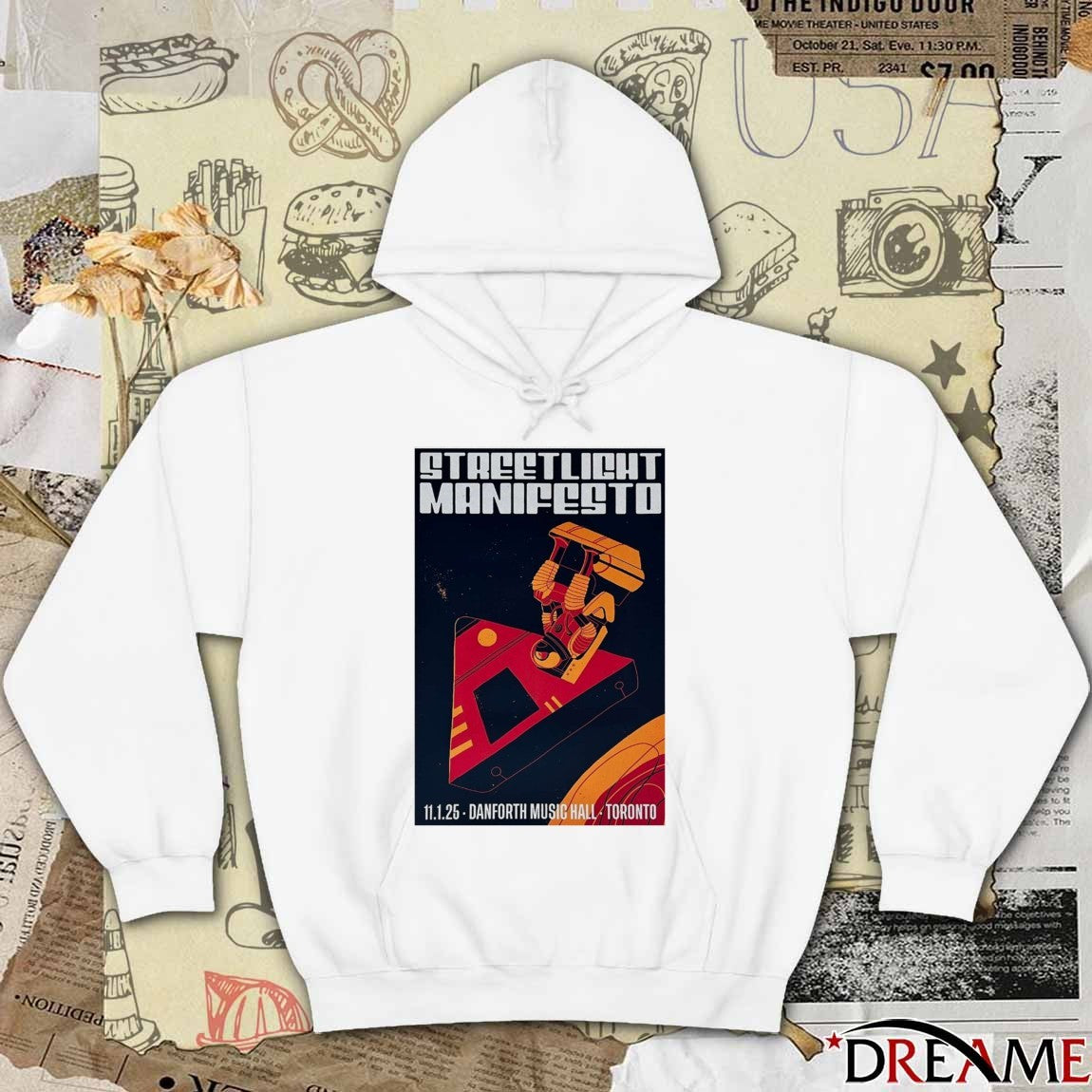 Poster Streetlight Manifesto November 1 2025 Danforth Music Hall Toronto Canada t-shirt