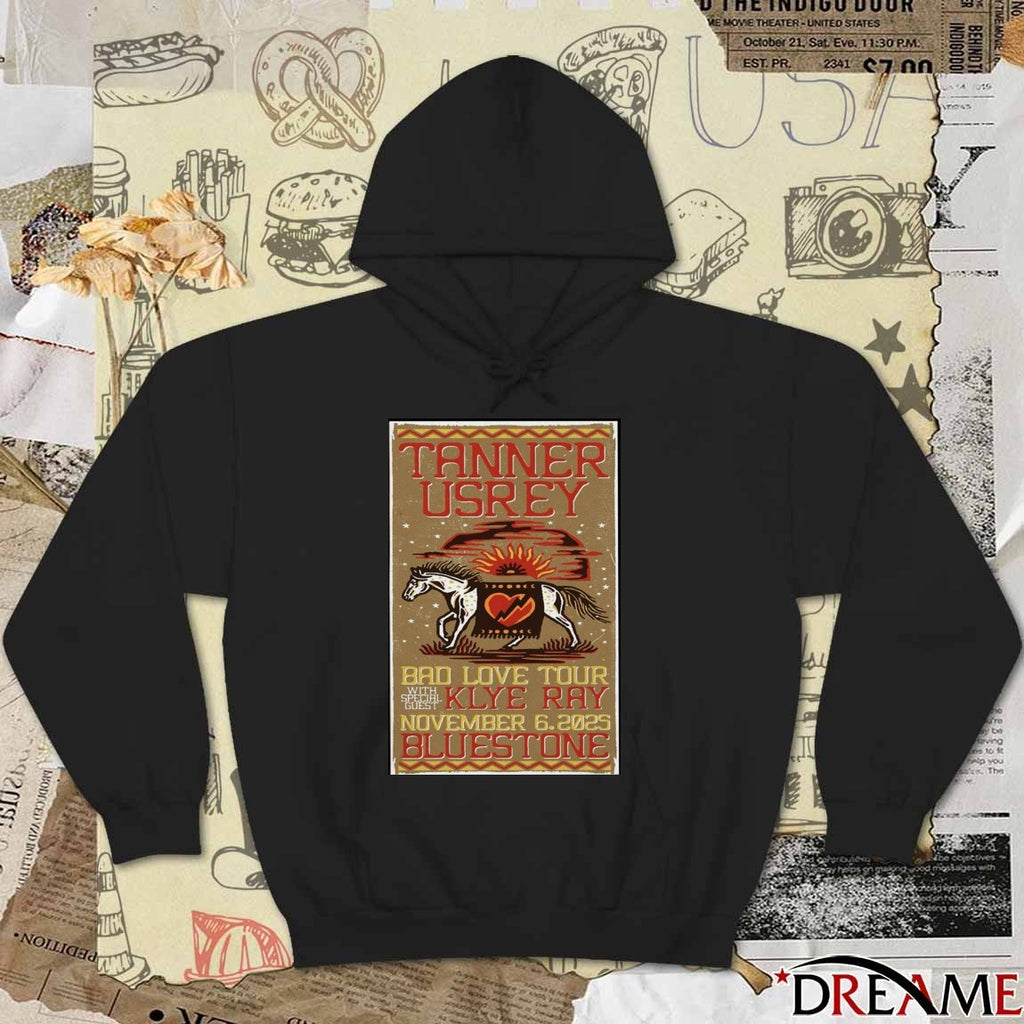 Poster Tanner Usrey November 6 2025 The Bluestone Columbus OH t-shirt