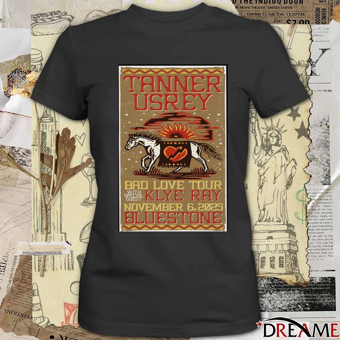 Poster Tanner Usrey November 6 2025 The Bluestone Columbus OH t-shirt