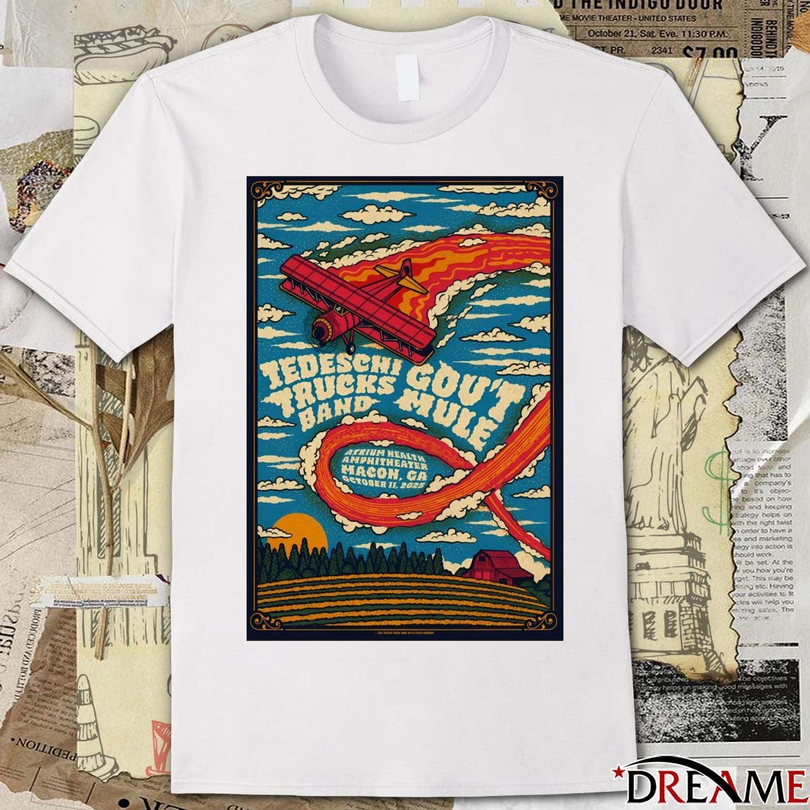 Poster Tedeschi Trucks Band Atrium Health Amphitheater in Macon GA October 11 2025 t–shirt