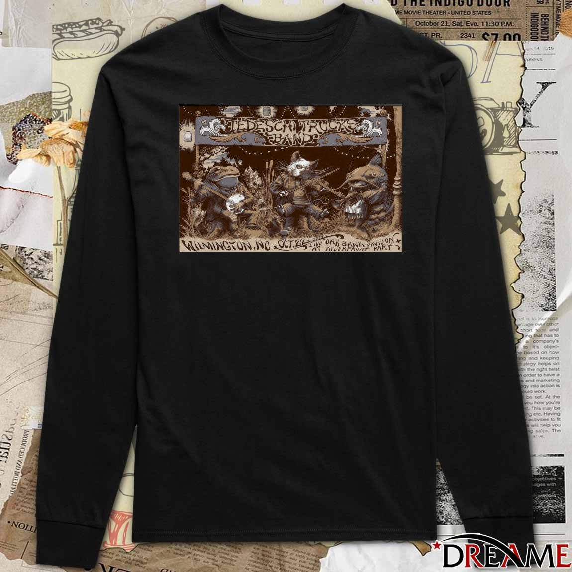 Poster Tedeschi Trucks Band October 22 2025 Live Oak Bank Pavilion At Riverfront Park Show t-shirt