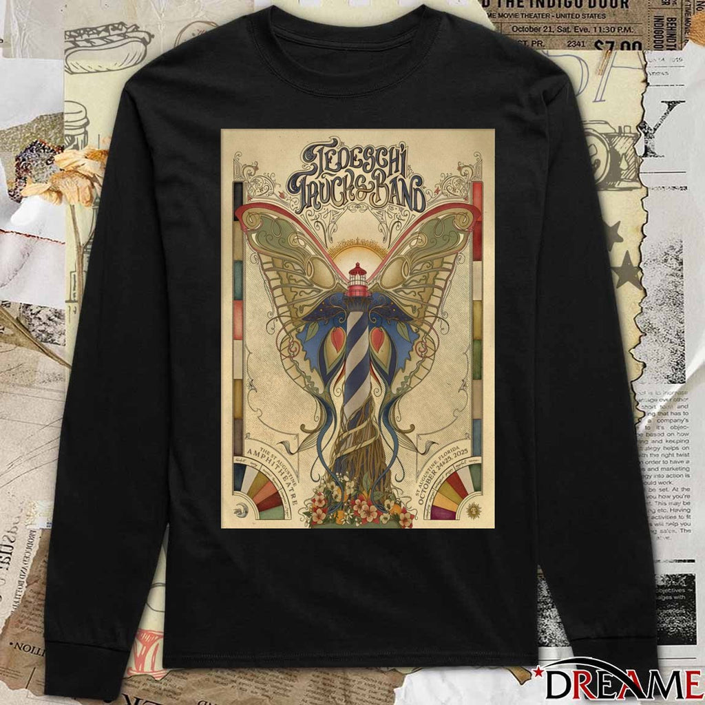 Poster Tedeschi Trucks Band October 24-25 2025 St. Augustine Amphitheatre t-shirt