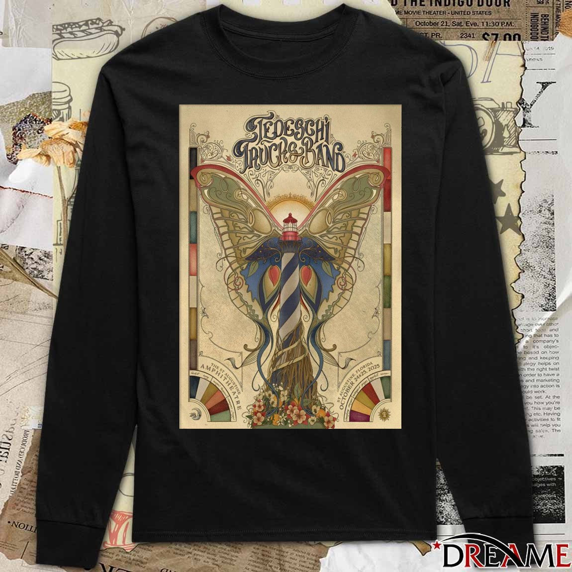 Poster Tedeschi Trucks Band October 24-25 2025 St. Augustine Amphitheatre t-shirt