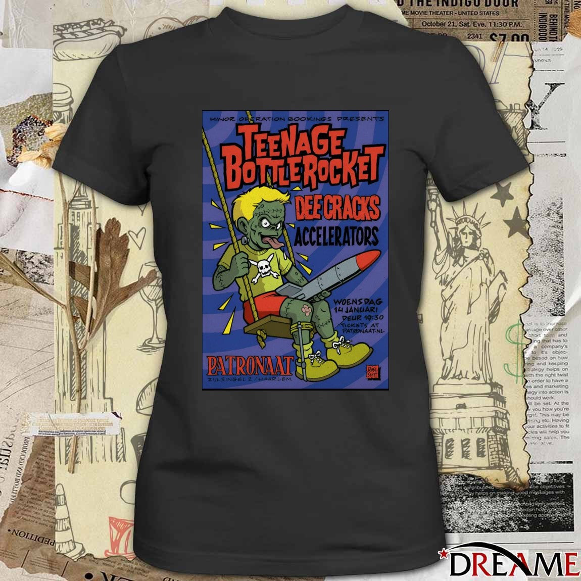 Poster Teenage BottleRocket January 14 2026 Patronaat In Haarlem, Netherlands t-shirt
