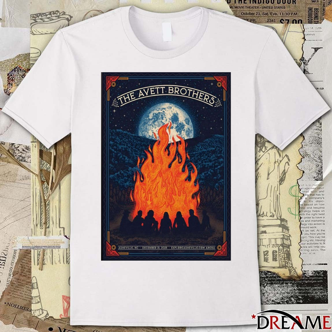 Poster The Avett Brothers December 31 2025 Harrah’s Cherokee Center Asheville NC t-shirt