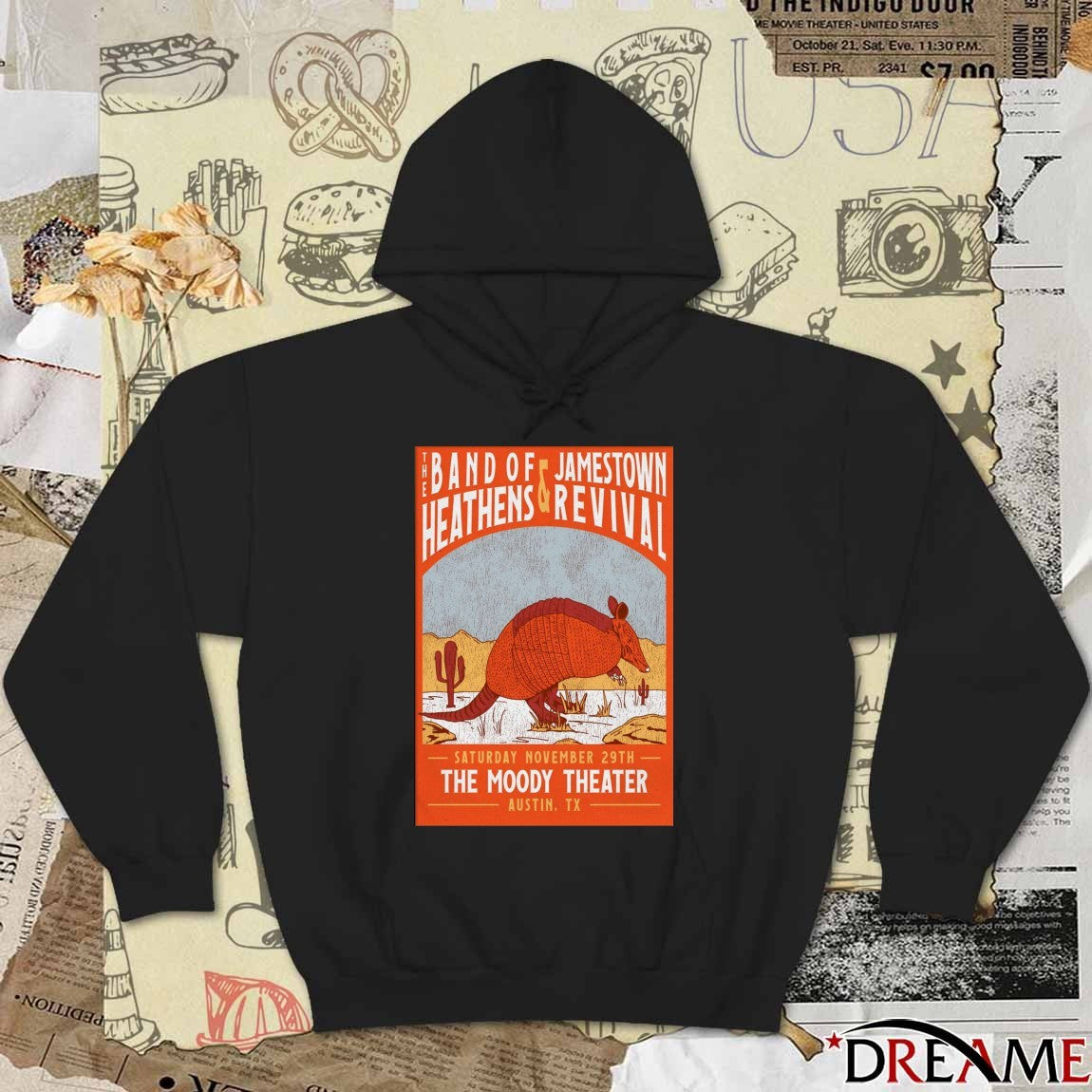 Poster The Band Of Heathens And Jamestown Revival Event Austin On November 29 2025 t-shirt