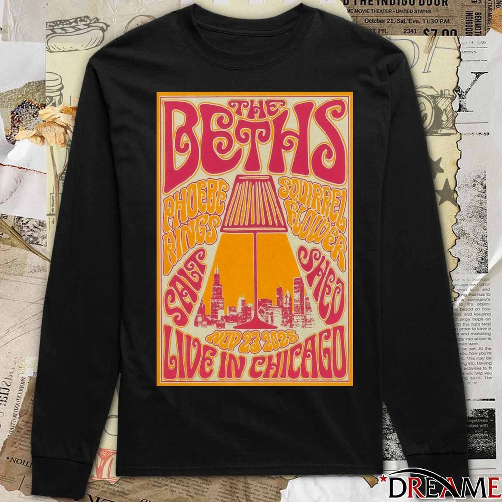 Poster The Beths The Salt Shed In Chicago IL November 23 2025 t-shirt
