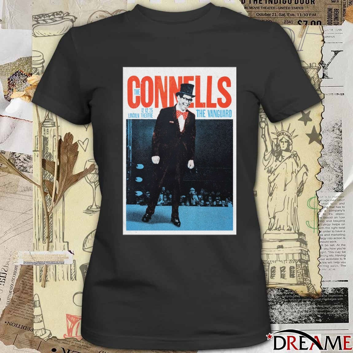 Poster The Connells December 12 2025 Lincoln Theatre in Raleigh NC t-shirt