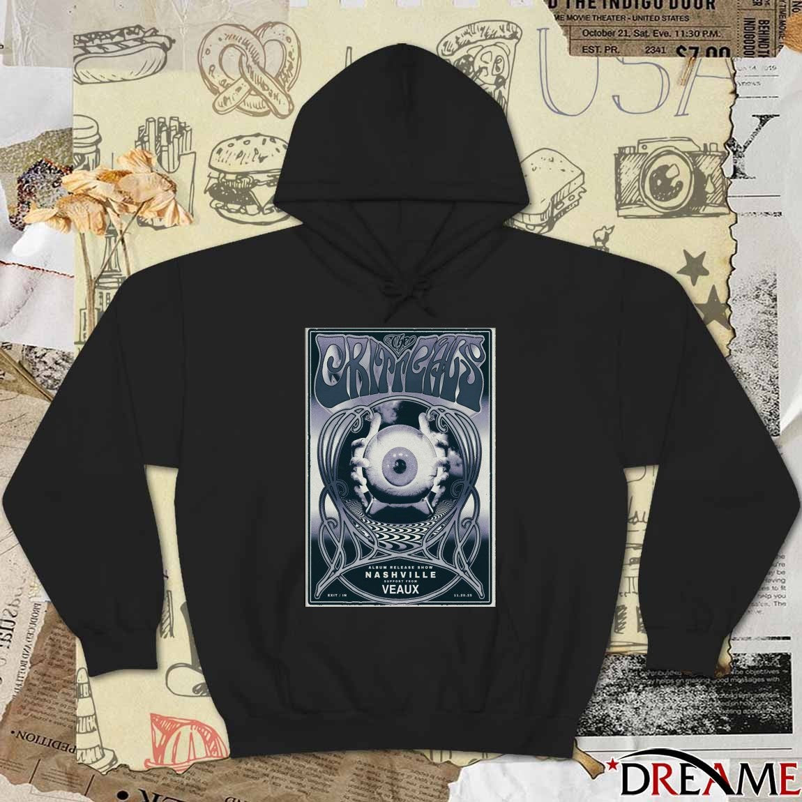 Poster The Criticals Album Release Show November 20 2025 In Nashville TN t-shirt