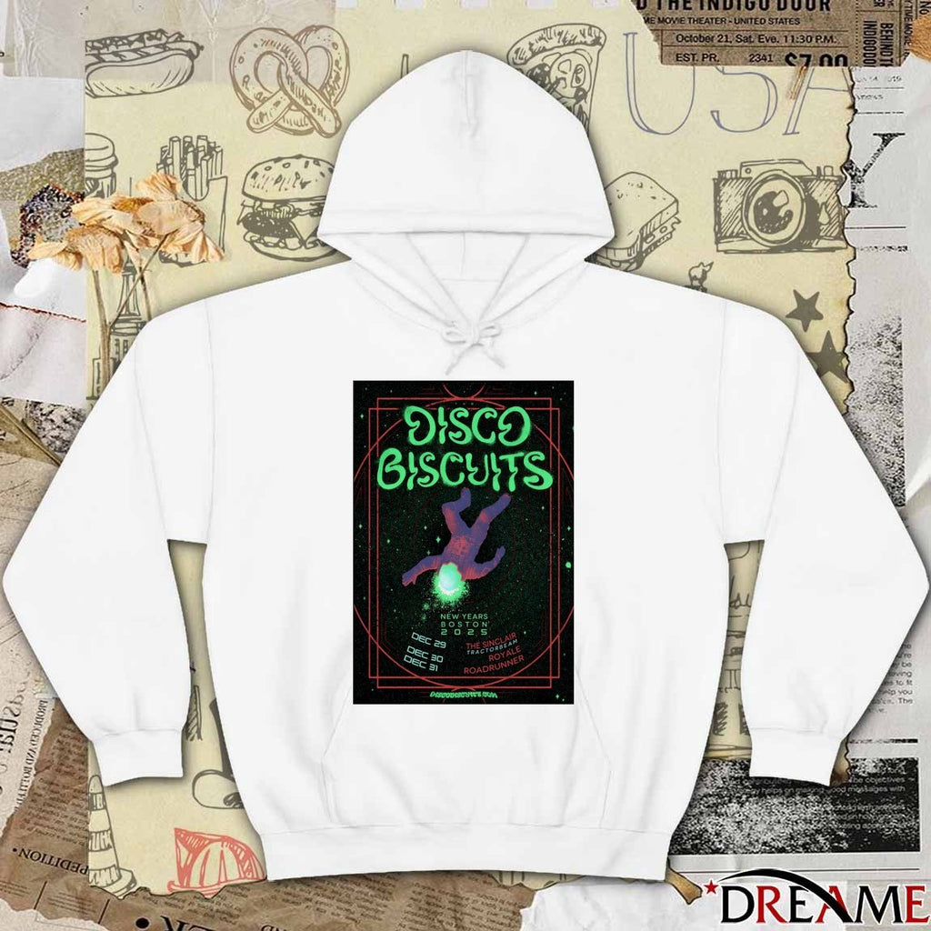Poster The Disco Biscuits Boston 2025 NYE On December 29-31 2025 t-shirt