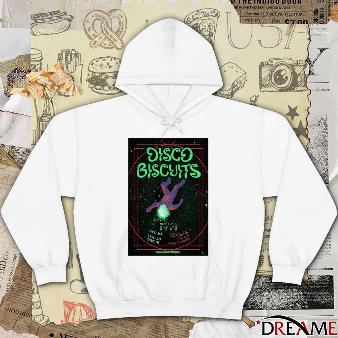 Poster The Disco Biscuits Boston 2025 NYE On December 29-31 2025 t-shirt