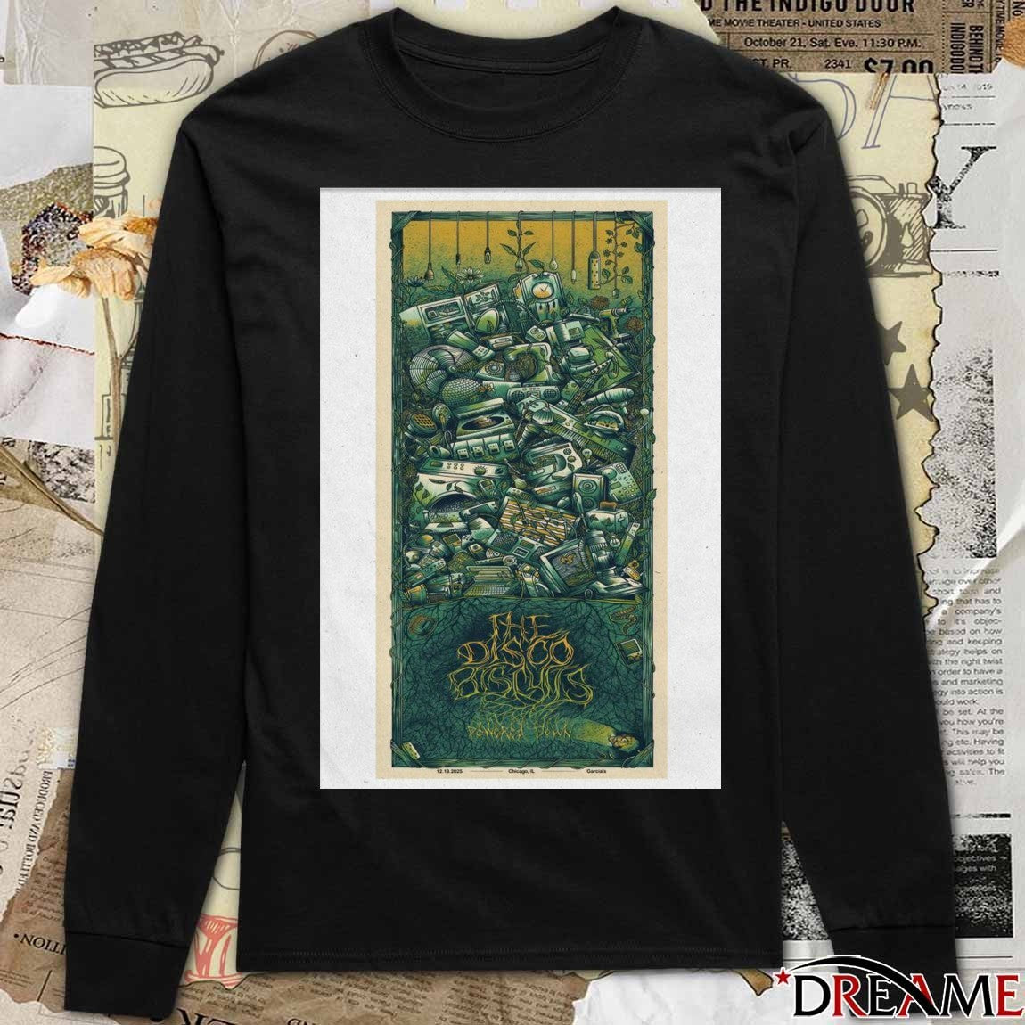 Poster The Disco Biscuits Event Chicago IL On December 19 2025 t-shirt