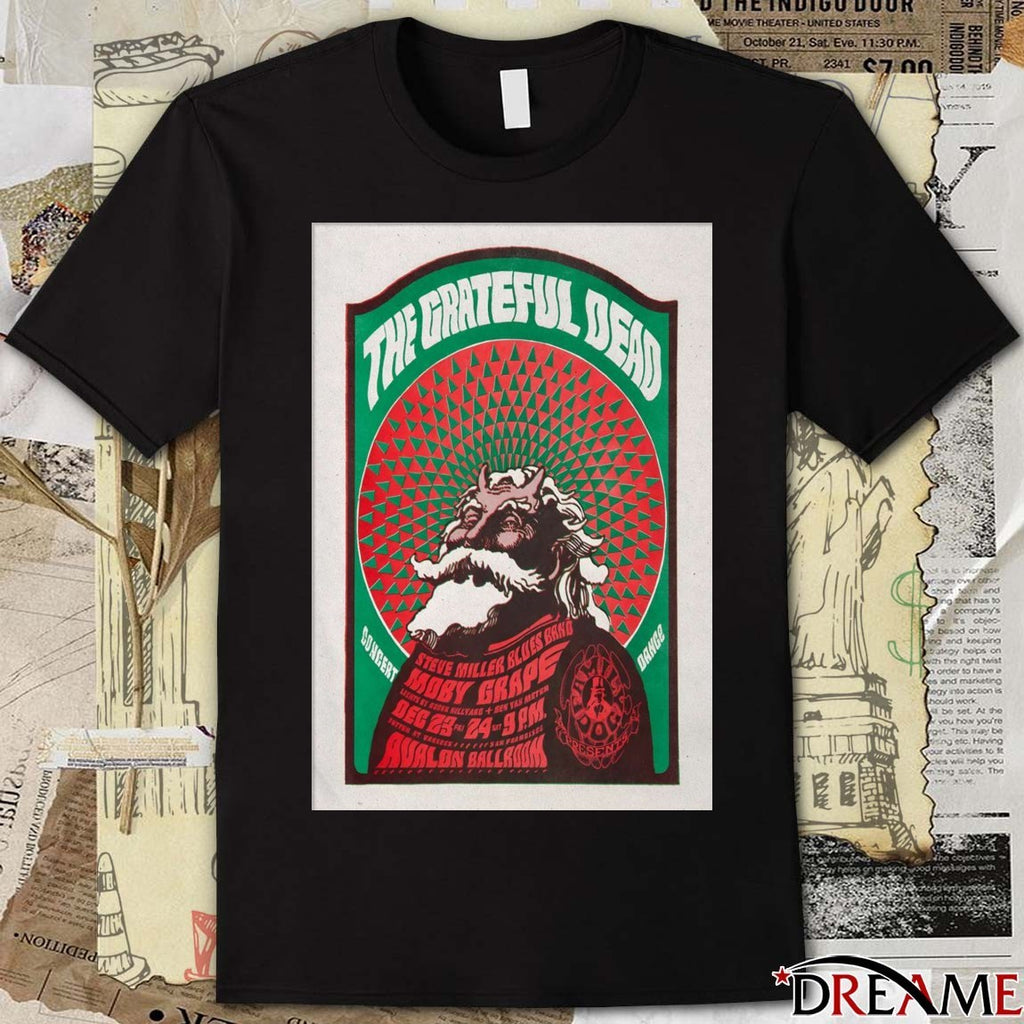 Poster The Grateful Dead December 23-24 2025 Avalon Ballroom In San Francisco CA t-shirt