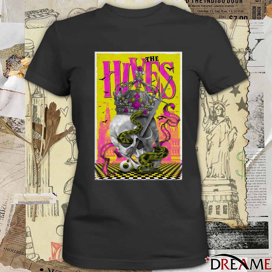 Poster The Hives Teatro Metropólitan Mexico City February 11 2026 t-shirt