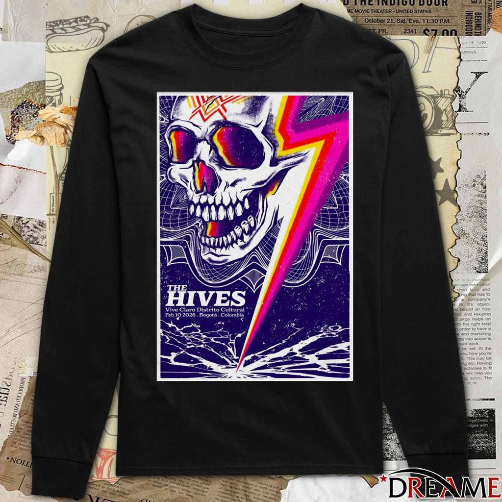 Poster The Hives Vive Claro Distrito Cultural Bogotá Colombia February 10 2026 t-shirt