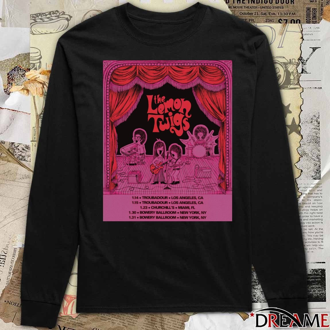 Poster The Lemon Twigs January 14-31 US Tour 2026 t-shirt