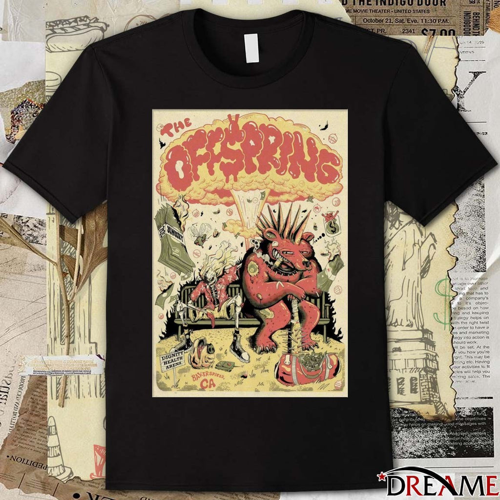 Poster The Offspring Bakersfield CA Event January 16 2026 t-shirt