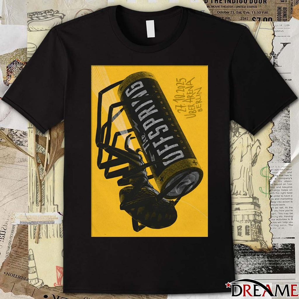 Poster The Offspring October 27 2025 Uber Arena Berlin Tour t-shirt