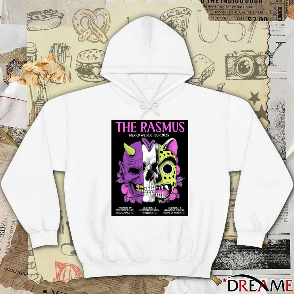 Poster The Rasmus Mexico Weirdo Tour December 10 – 13 2025 t-shirt