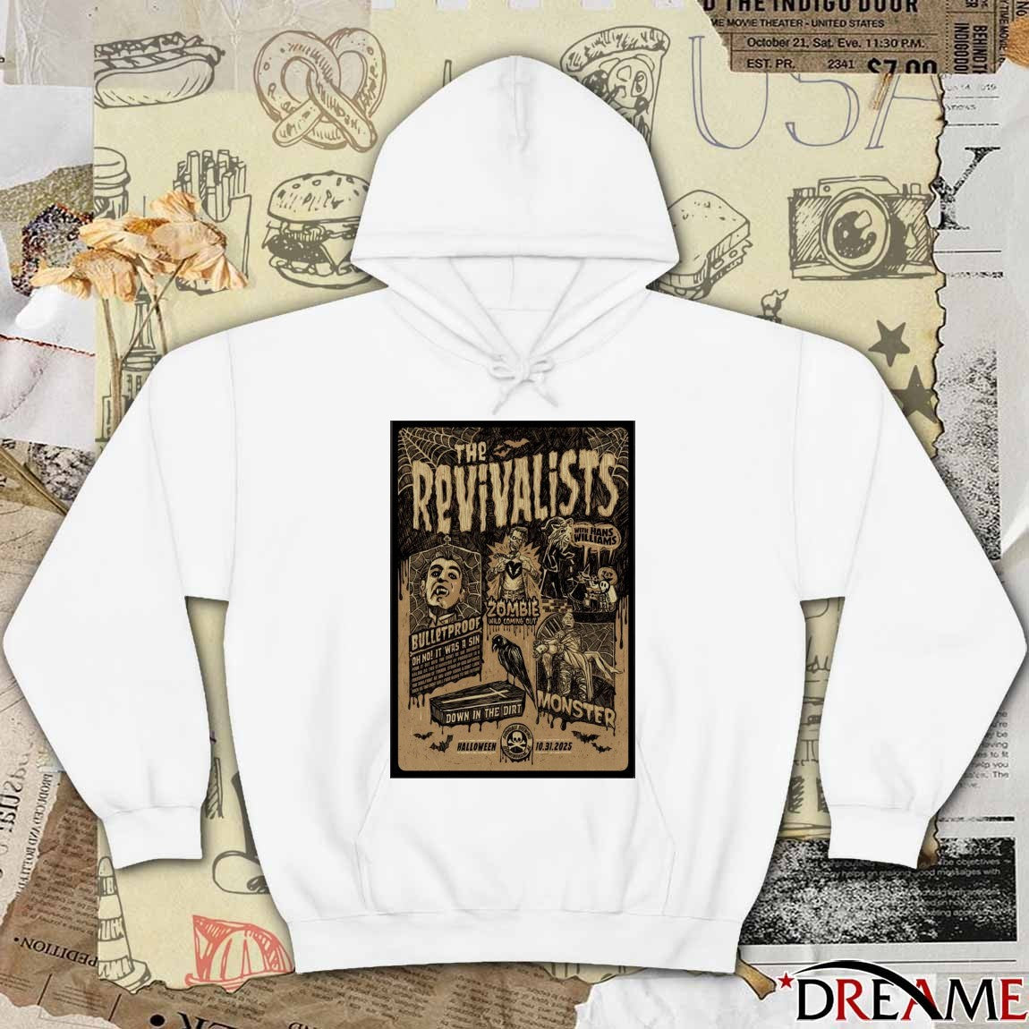 Poster The Revivalists Avondale Brewing Company In Birmingham AL October 31 2025 Halloween t-shirt
