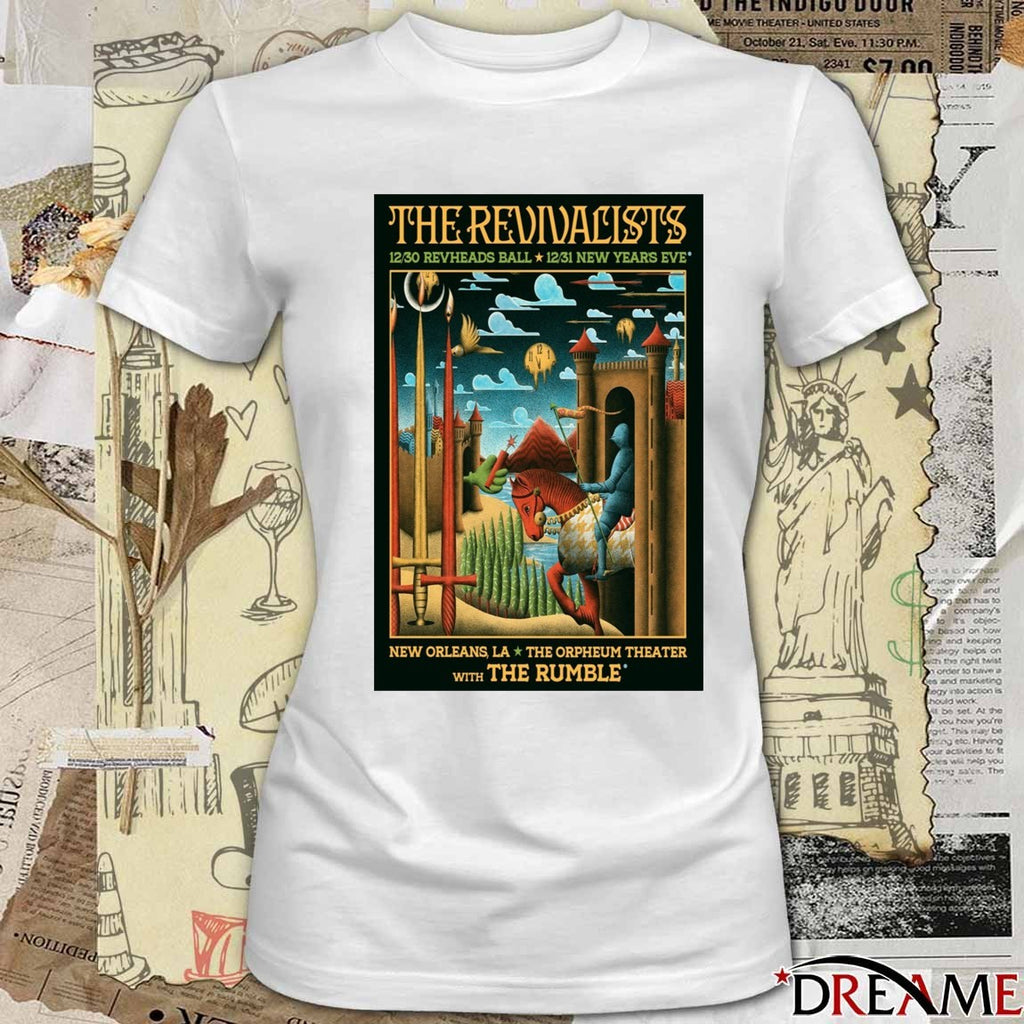 Poster The Revivalists December 30-31 2025 Orpheum Theater New Orleans LA t-shirt