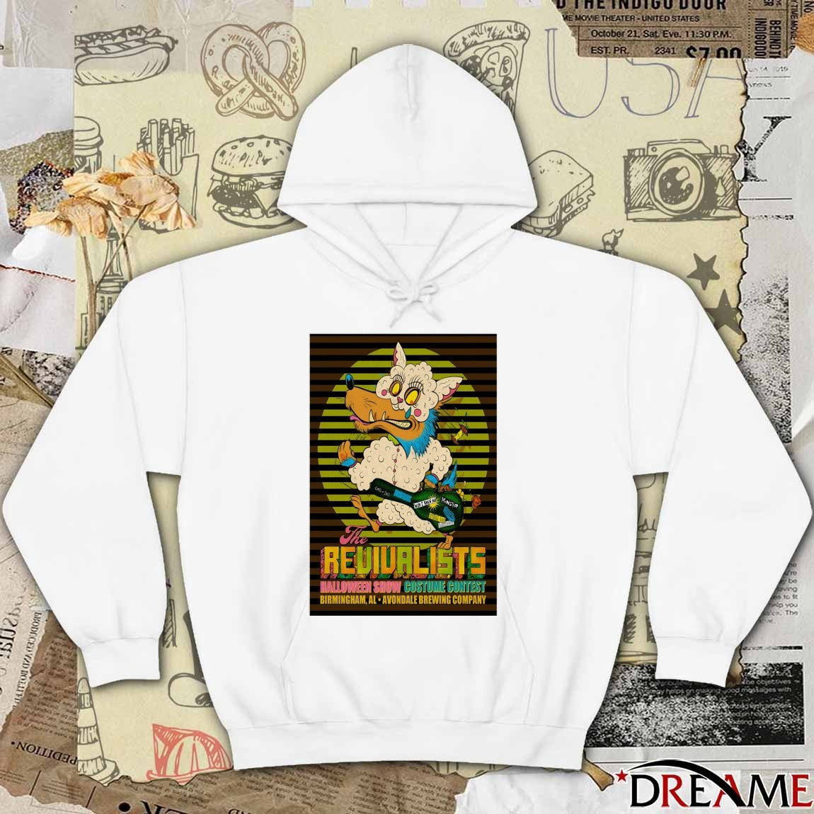 Poster The Revivalists Halloween Show Costume Contest October 31 2025 Birmingham Event t-shirt
