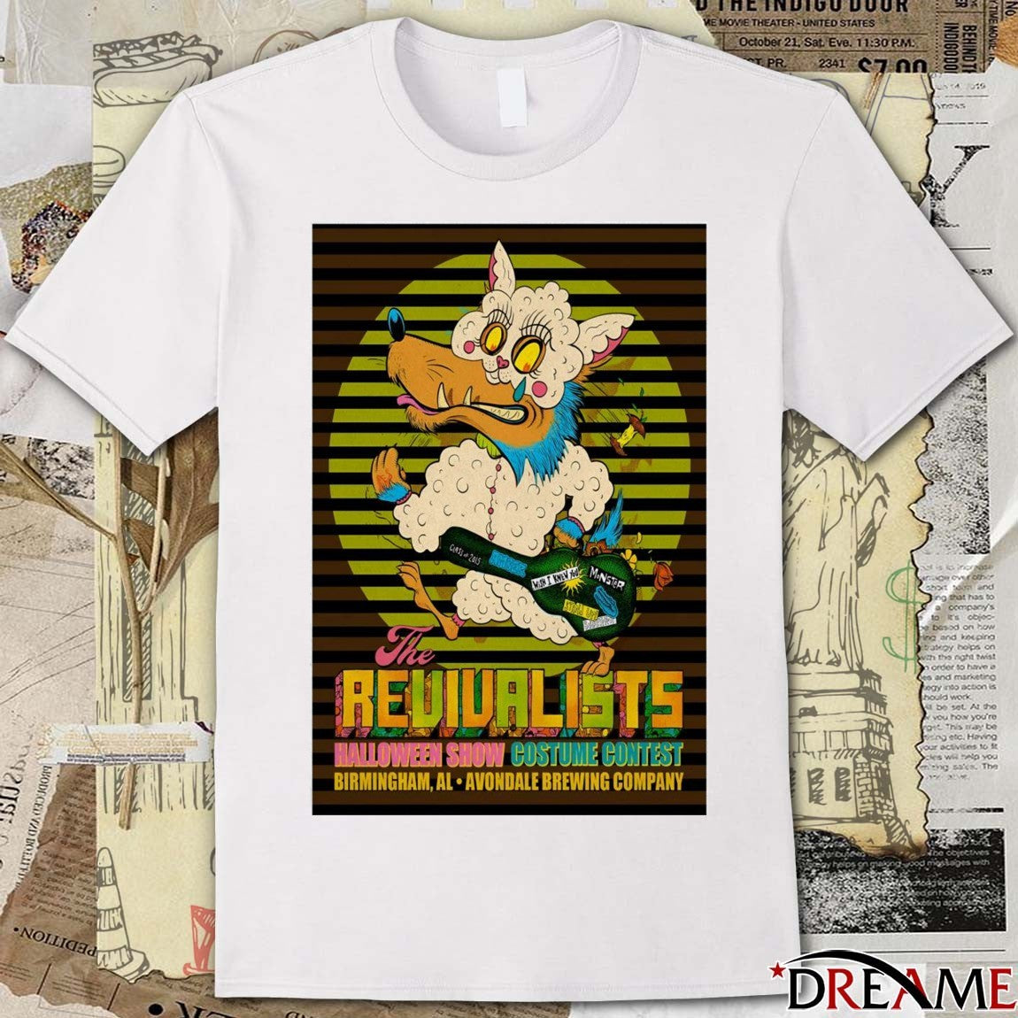 Poster The Revivalists Halloween Show Costume Contest October 31 2025 Birmingham Event t-shirt