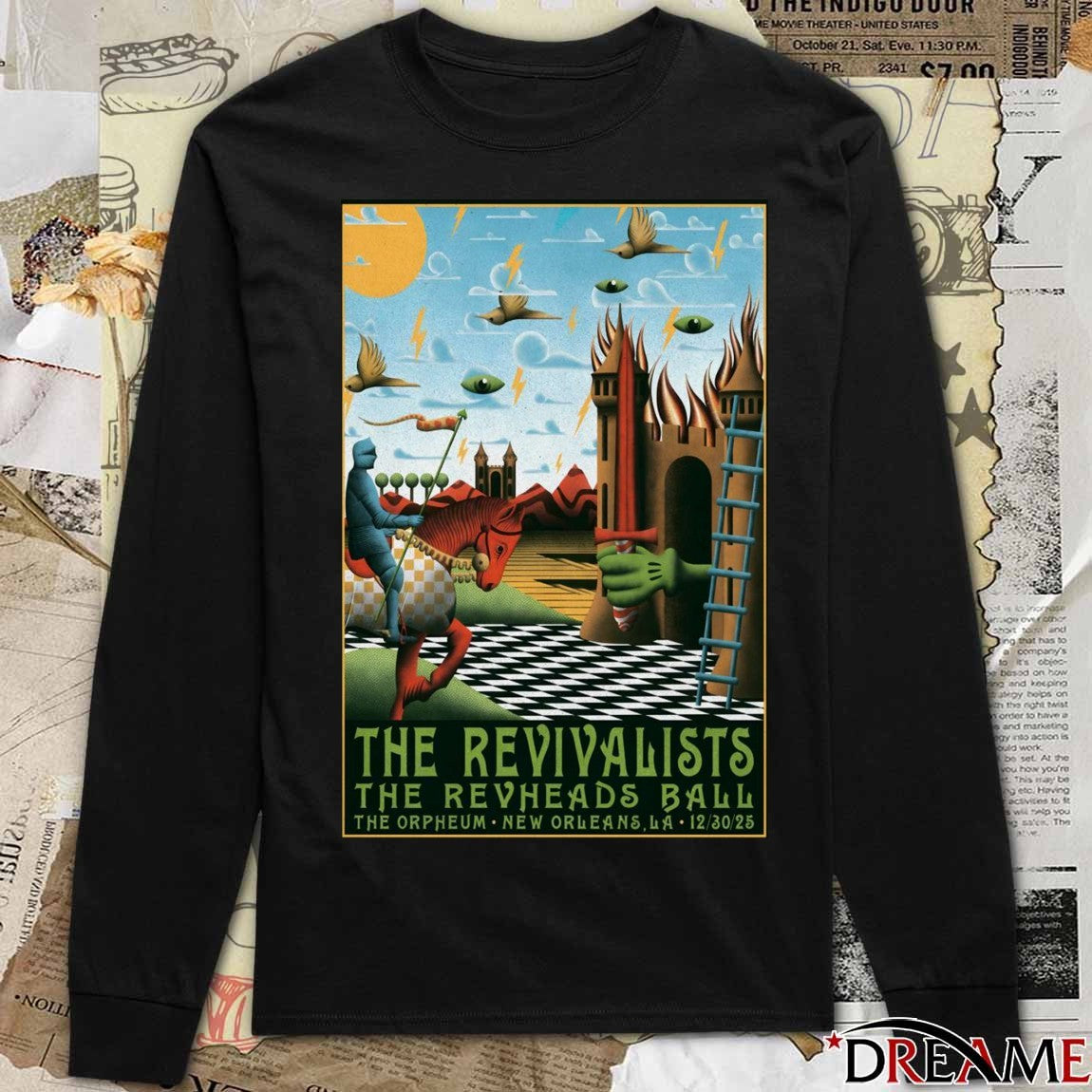 Poster The Revivalists The Revheads Ball New Orleans NYE On December 30 2025 t-shirt