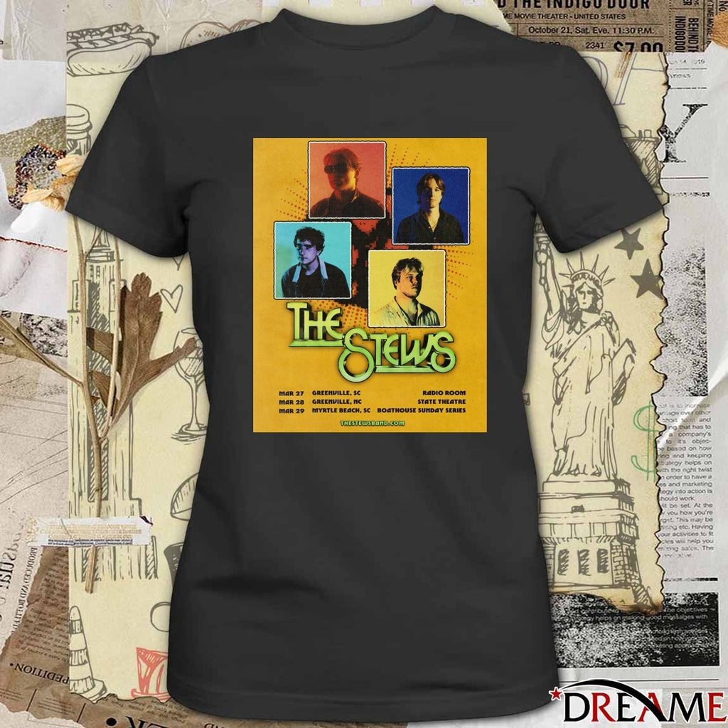 Poster The Stews March 27-28 2026 Greenville SC March 29 Myrtle Beach SC t-shirt