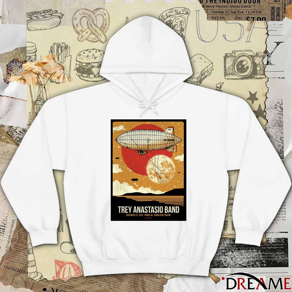 Poster Trey Anastasio Band November 23 2025 Akron Civic Theatre In Akron OH t-shirt