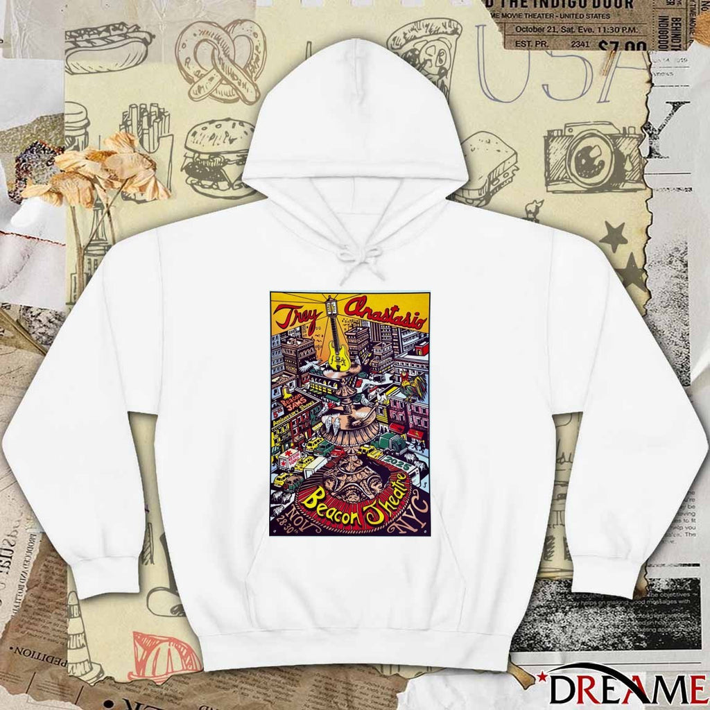 Poster Trey Anastasio Band November 28 2025 Beacon Theatre In NYC t-shirt