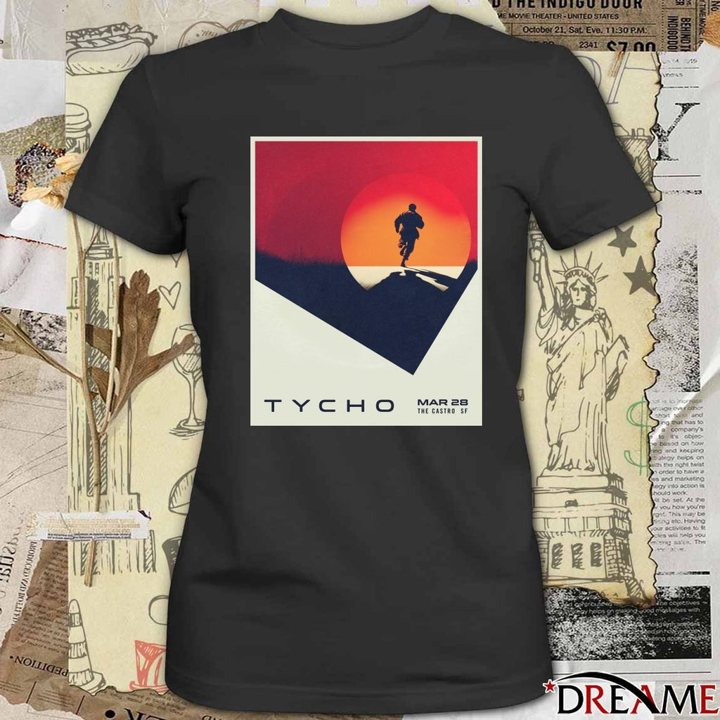 Poster Tycho March 28 2026 The Castro San Francisco t-shirt