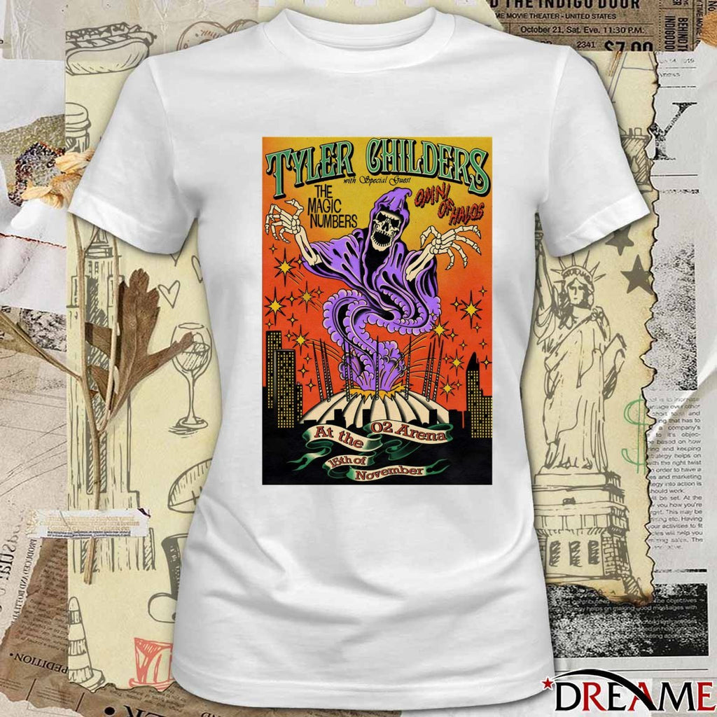 Poster Tyler Childers The Magic Numbers November 15 2025 The O2 in London t-shirt