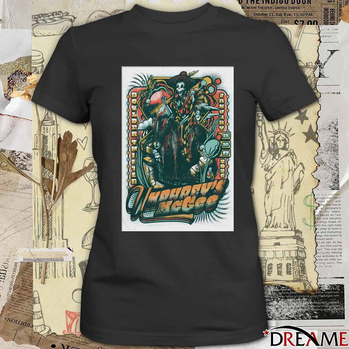 Poster Umphrey’s McGee Boulder CO January 15-17 2026 t-shirt