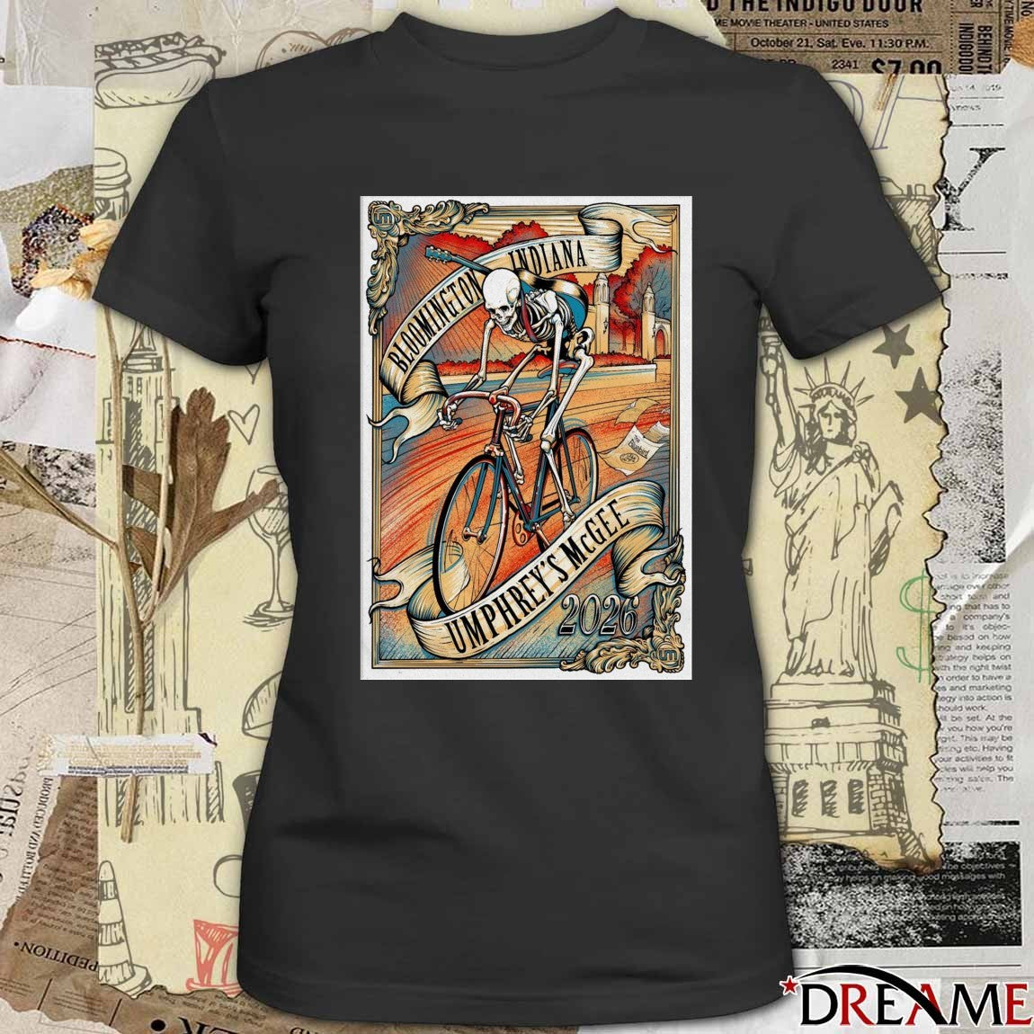 Poster Umphrey’s McGee Event Bloomington IN On January 29 2026 t-shirt