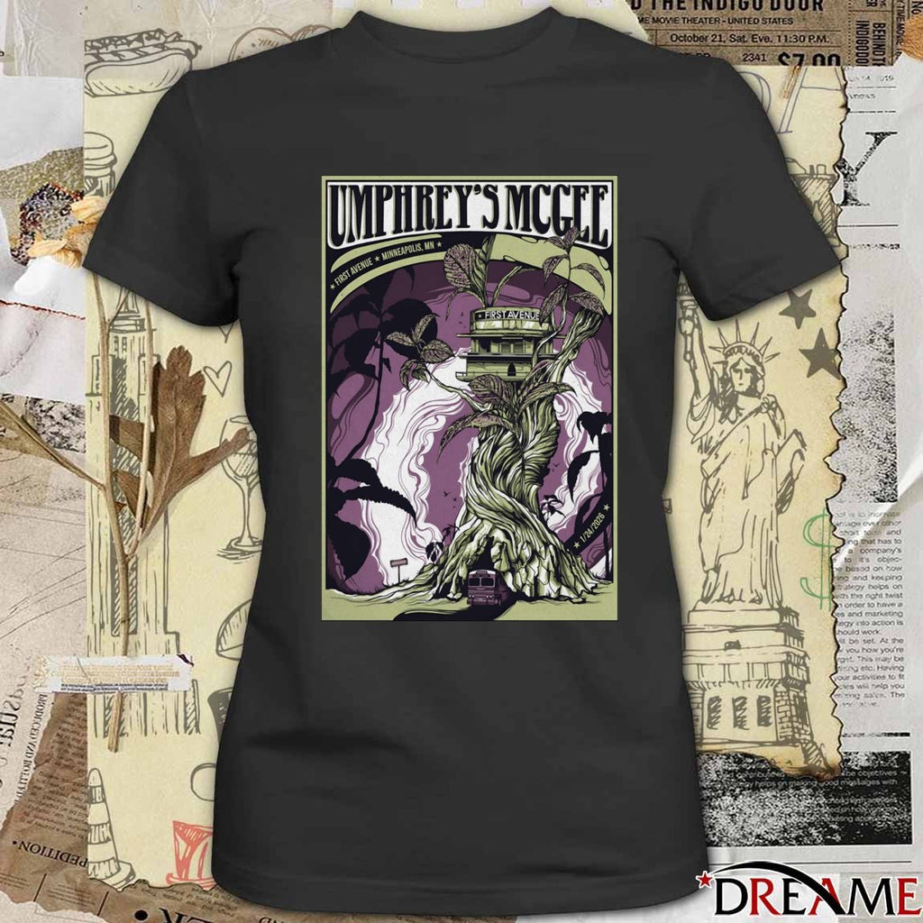 Poster Umphrey’s McGee First Avenue In Minneapolis MN January 24 2026 t-shirt