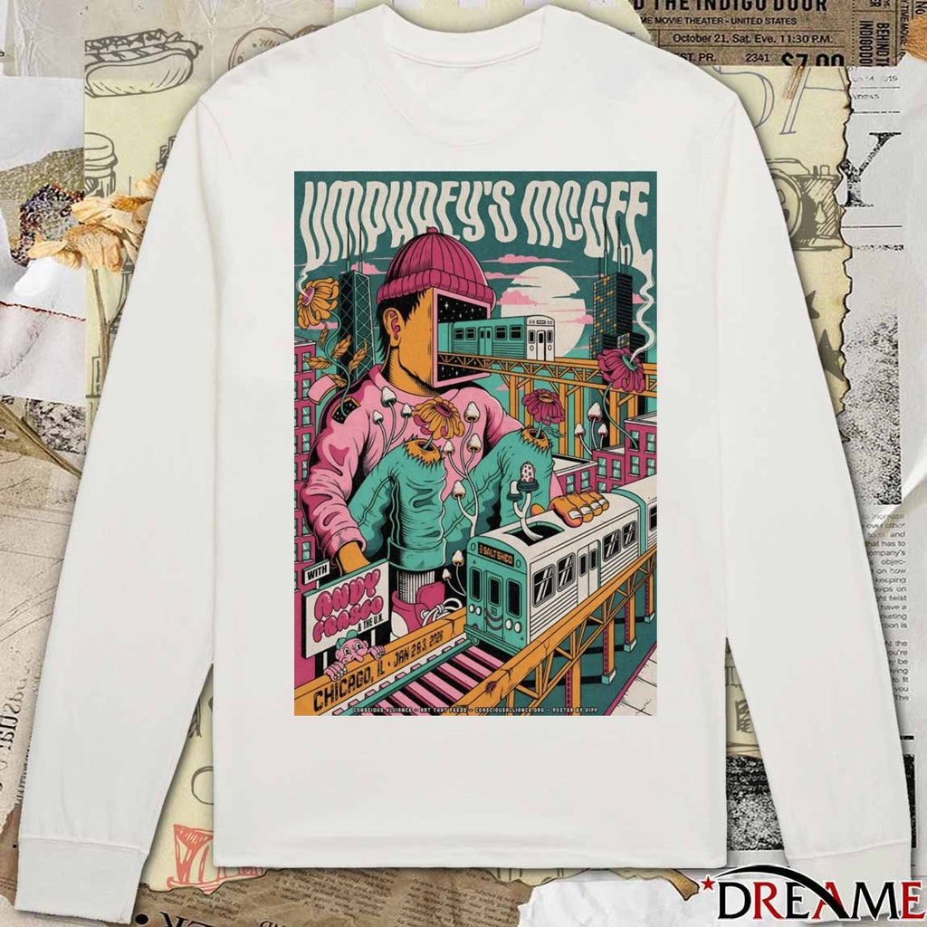 Poster Umphrey’s McGee January 2-3 2026 In Chicago IL t-shirt