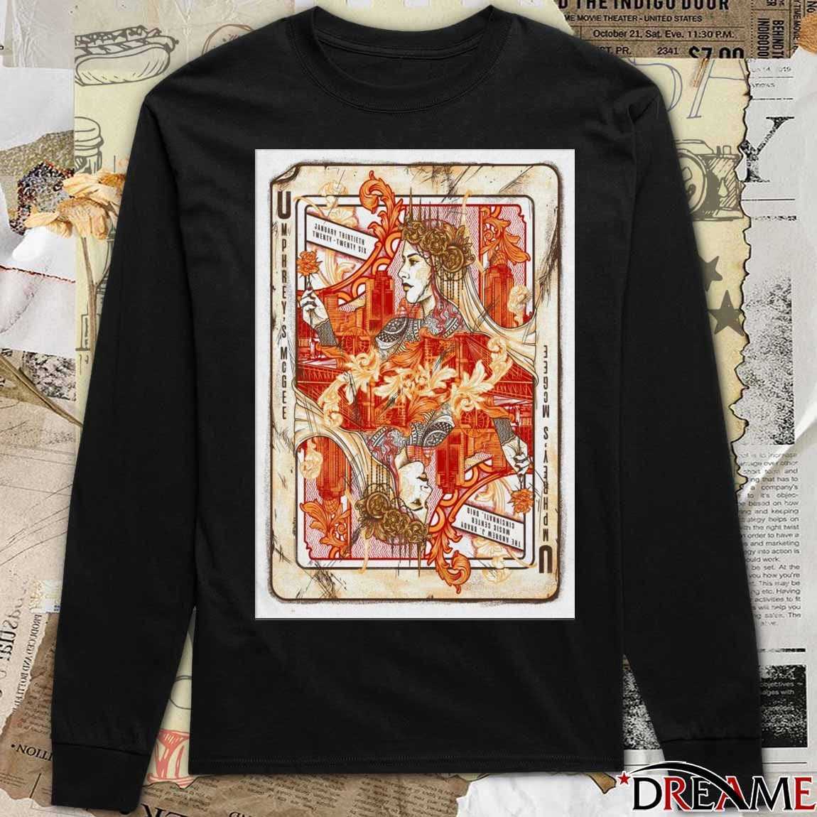 Poster Umphrey’s McGee January 30 2026 Cincinnati OH t-shirt