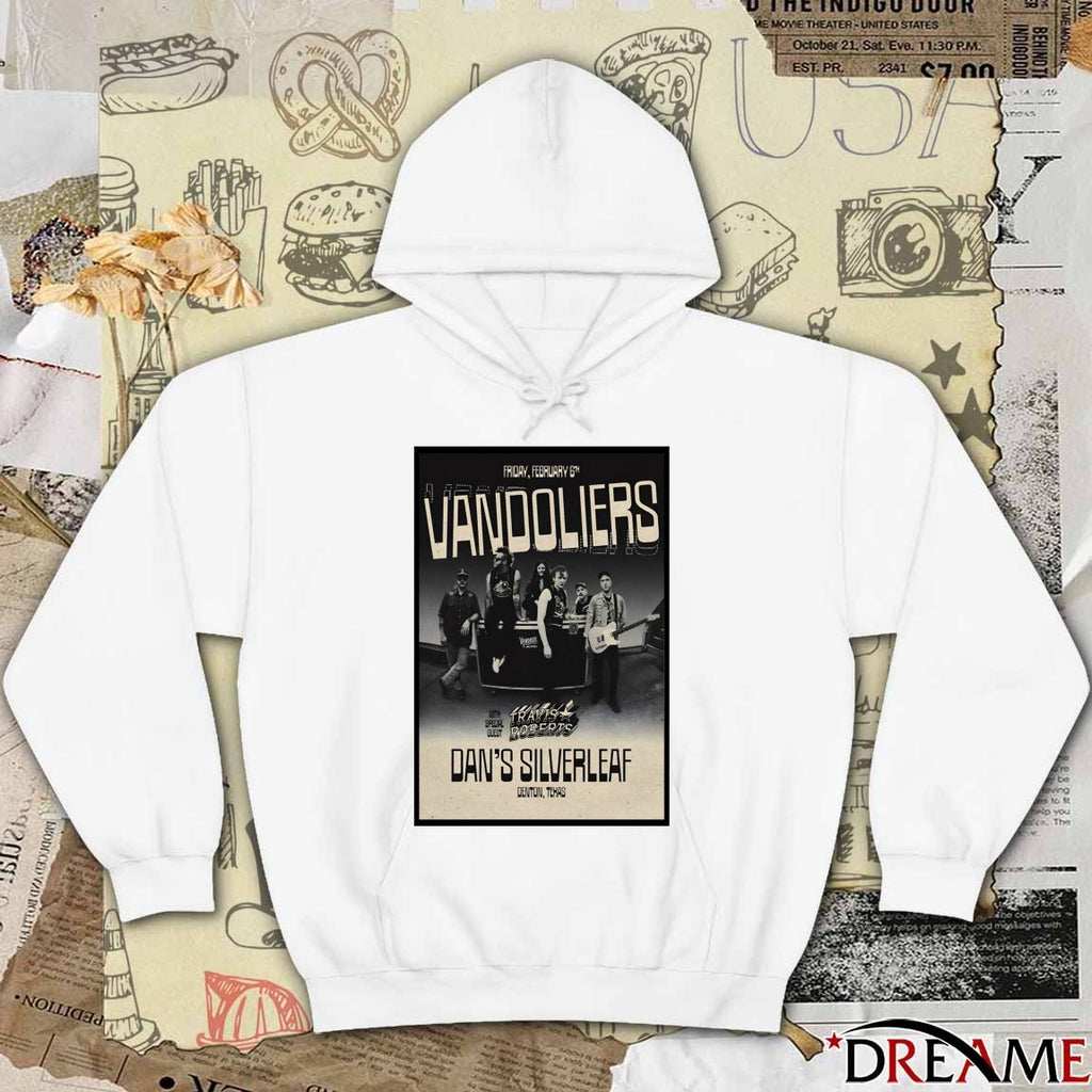 Poster Vandoliers Tour Denton TX On February 6 2026 t-shirt