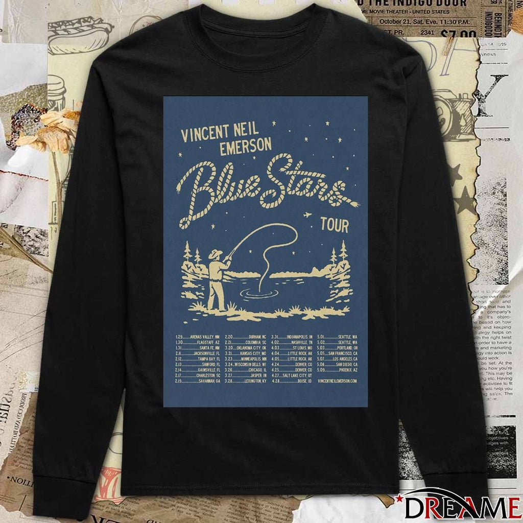 Poster Vincent Neil Emerson 2026 Blue Stars Tour t-shirt
