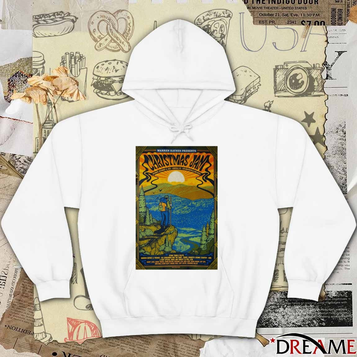 Poster Warren Haynes Presents The Christmas Jam December 13, 2025 Asheville t-shirt
