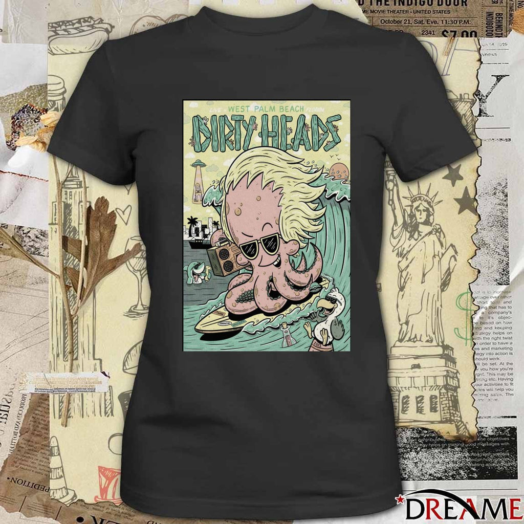 Poster West Palm Beach Dirty Heads The iTHINK Financial Amphitheatre Tour 2025 t-shirt