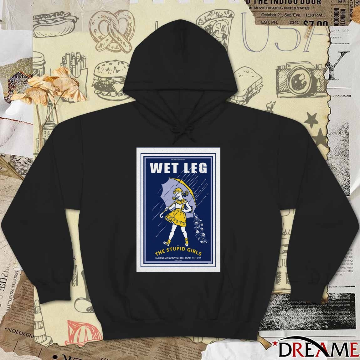 Poster Wet Leg The Stupid Girls In Portland OR On December 11 2025 t-shirt