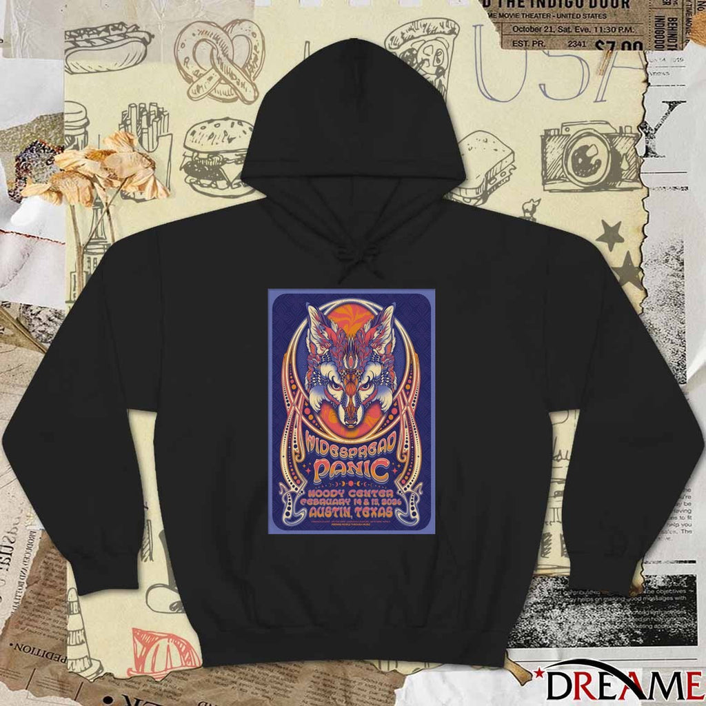 Poster Widespread Panic Moody Center Austin TX February 14 – 15 2026 t-shirt