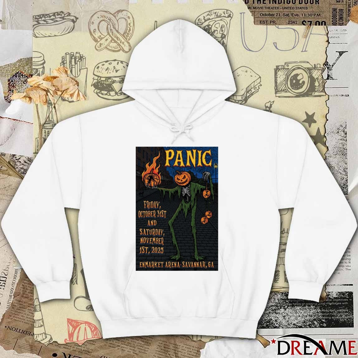 Poster Widespread Panic Show Enmarket Arena October 31 and November 1 2025 Savannah GA t-shirt