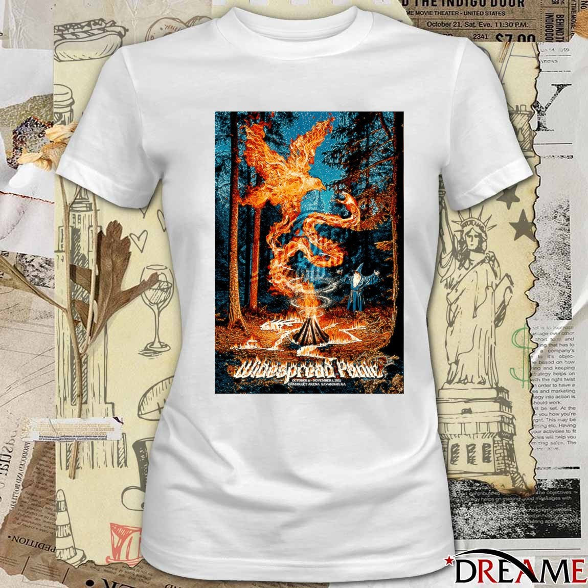 Poster Widespread Panic Tour 10.31 – 11.1 2025 Enmarket Arena Savannah GA t-shirt