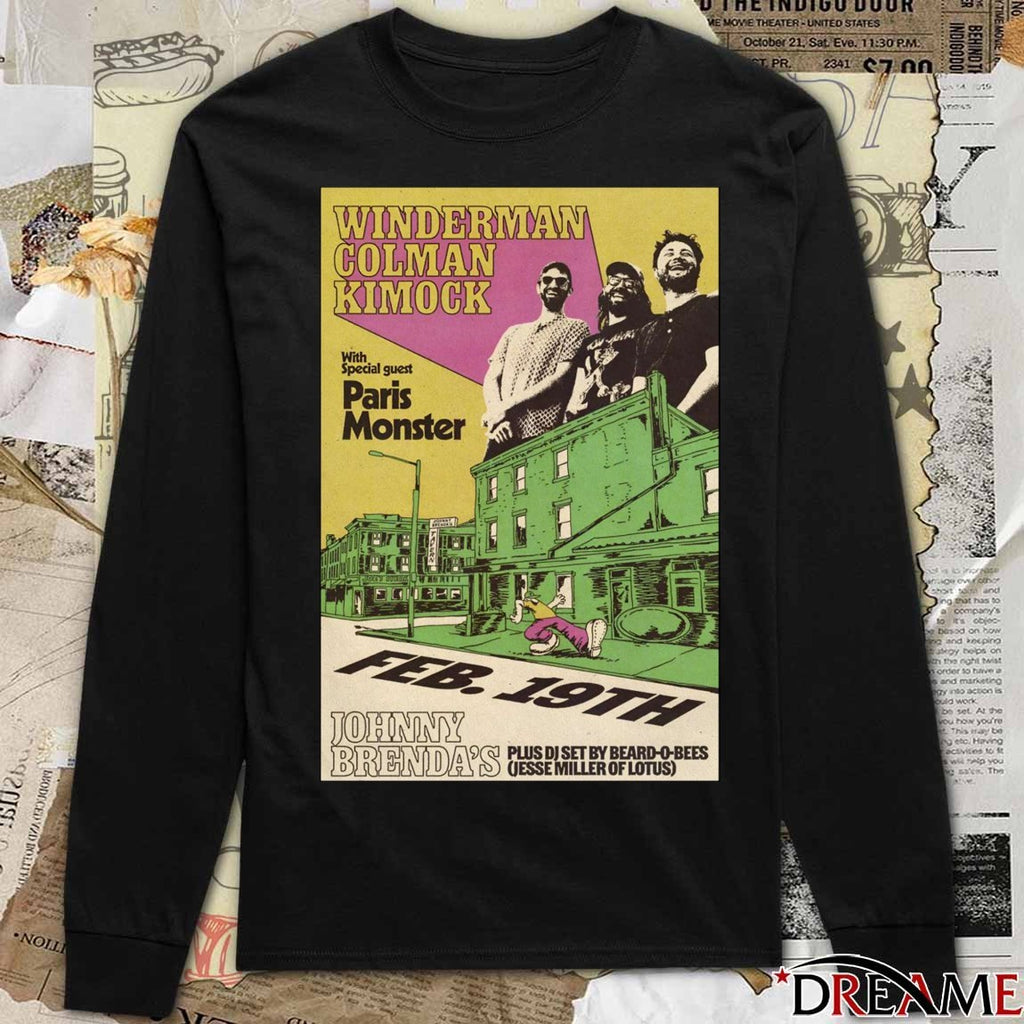 Poster Winderman, Colman And Kimock February 19 2026 Philadelphia PA t-shirt