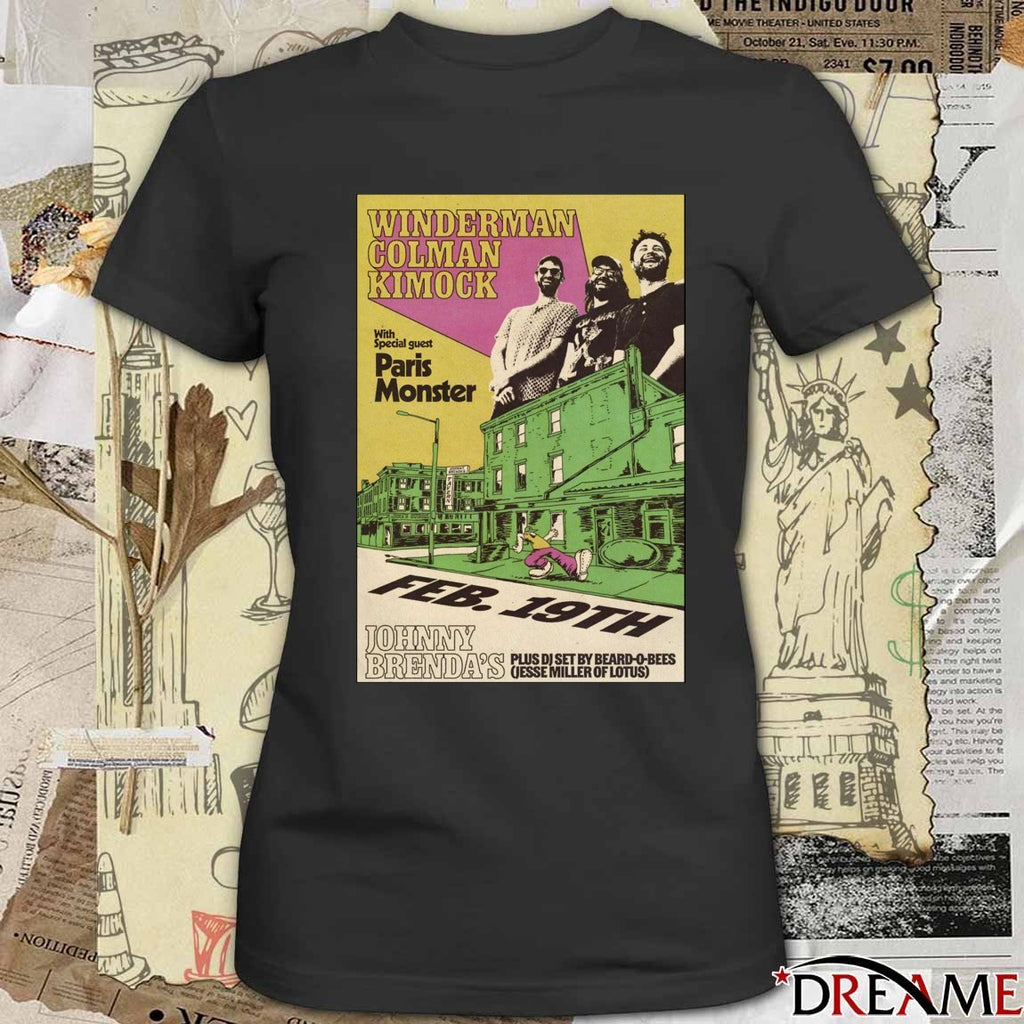 Poster Winderman, Colman And Kimock February 19 2026 Philadelphia PA t-shirt