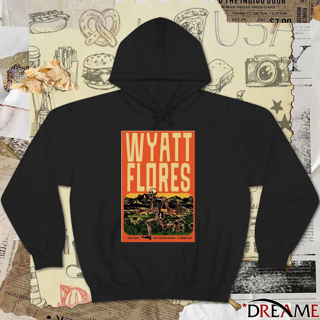 Poster Wyatt Flores February 12 2026 Astor Theatre Perth, Western t-shirt